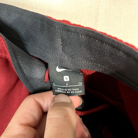 Nike Dri-FIT Arkansas Razorbacks Therma-FIT Fleece Red Men's Sweatpants -Size S - Picture 4 of 7